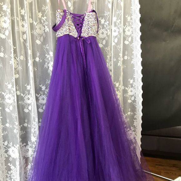 BLUSH PROM💐 LONG DRESS💐CORSET BACK💐 Prom dress - Picture 4 of 6